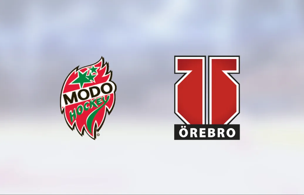 Örebro Hockey tog hem mötet med Modo Hockey J18 i Hägglunds Arena
