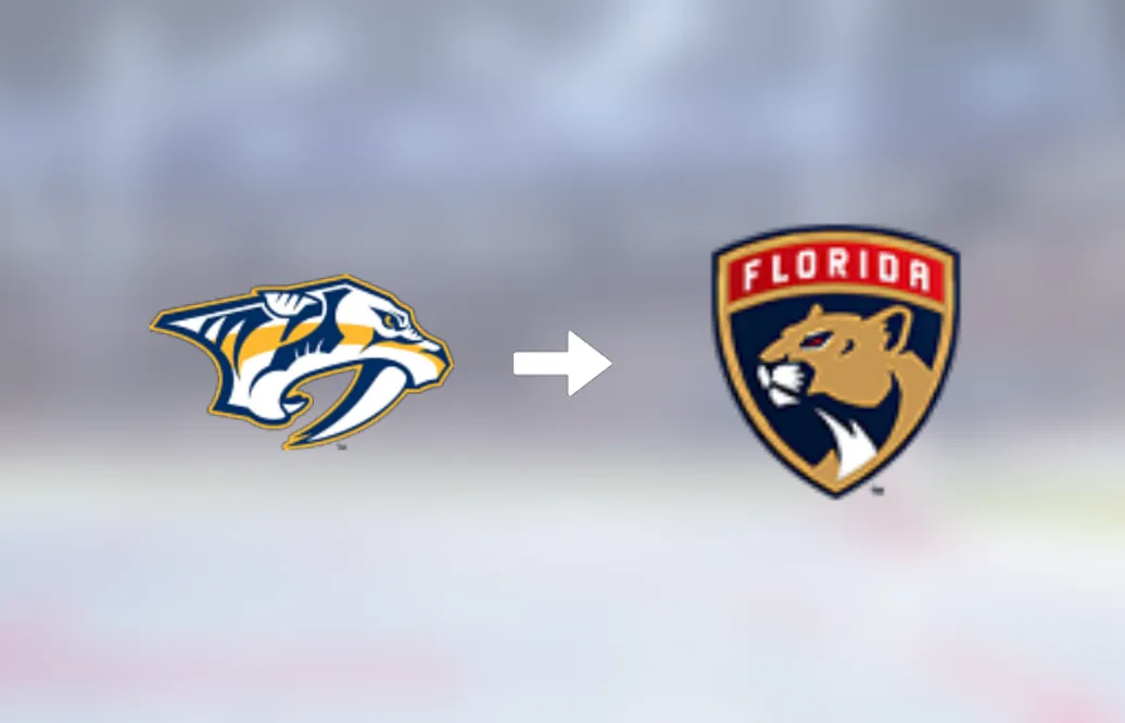 Florida Panthers värvar forwarden Nick Cousins från Nashville Predators