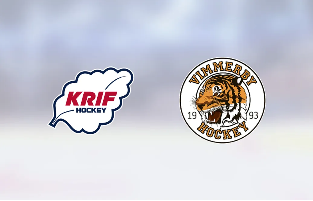 Missat kval för KRIF efter förlust mot Vimmerby