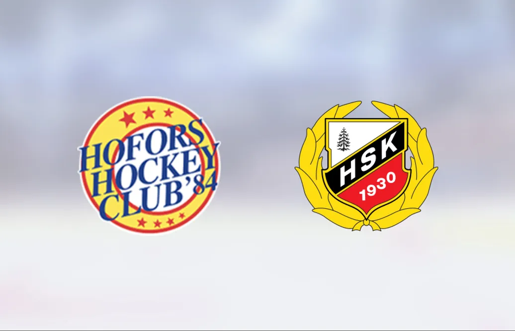 Hofors vann i HockeyTvåan Kvalserie A västra herr mot Hedemora