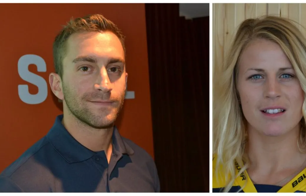Tog jobbet i HV71 – blev tränare åt sin sambo: ”Gillar att se på hockey tillsammans”