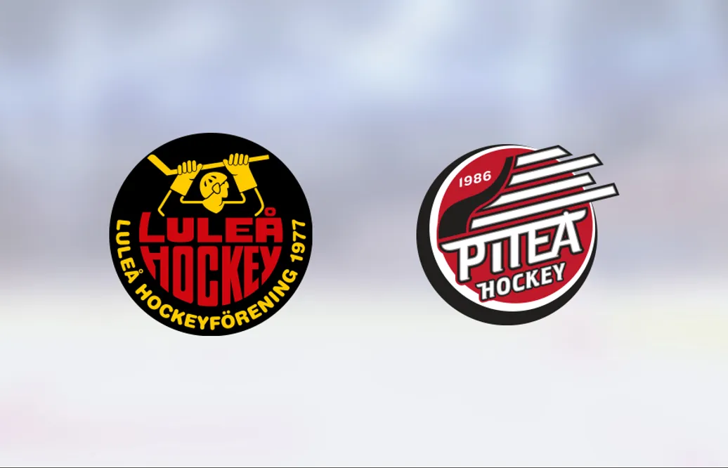Luleå upp i topp efter seger mot Piteå Hockey
