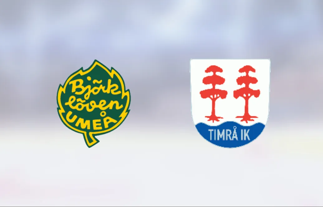 Seger för Timrå på bortaplan mot Björklöven