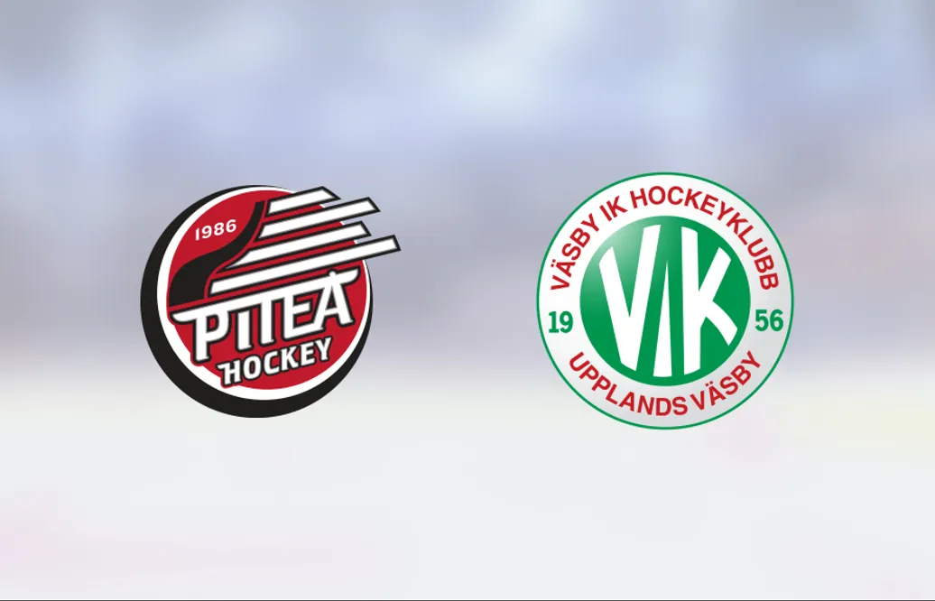 Stark seger för Piteå i toppmatchen mot Väsby