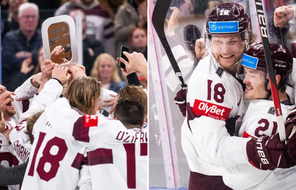 HOCKEY-VM: Rodrigo Abols glädjerus efter Lettlands historiska brons: “Det är magiskt”