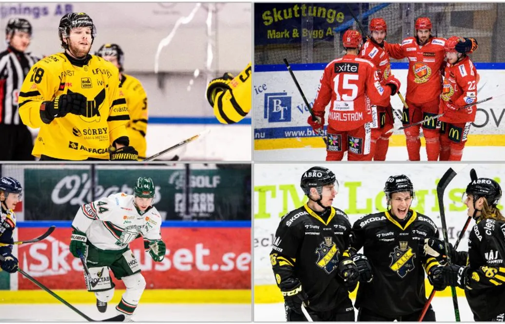 HockeyAllsvenskan färdigspelad - så inleds slutspelet