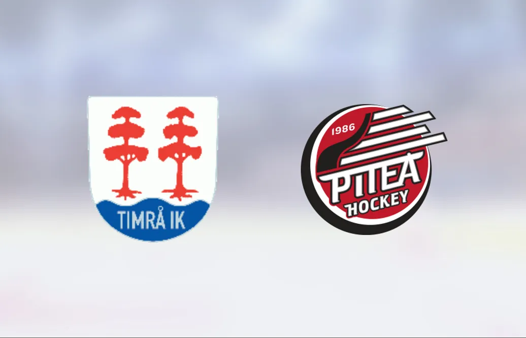 Timrå segrare hemma mot Piteå – Edwin Annerstedt matchvinnare