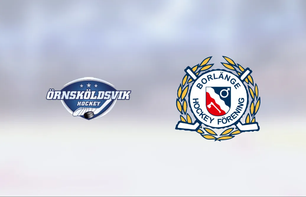 Örnsköldsvik Hockey föll efter dålig start mot Borlänge