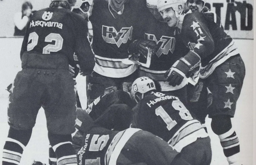 HV71 klara för elitserien 1979.