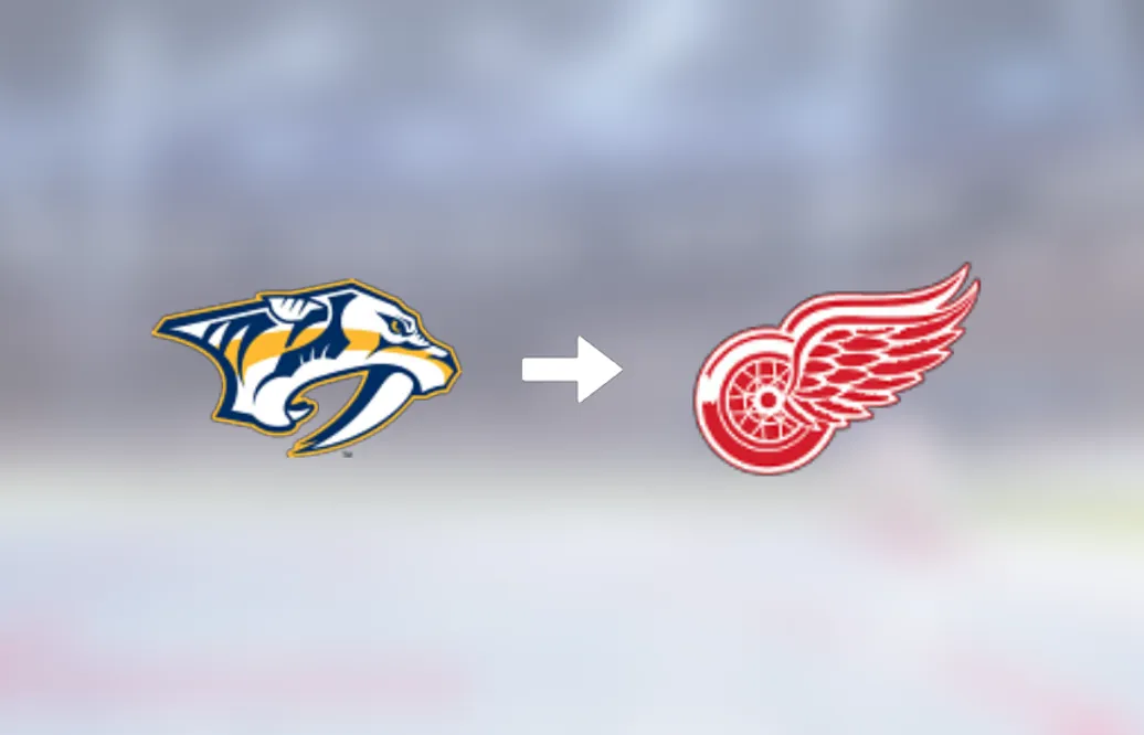 Detroit Red Wings värvar forwarden Matt Luff från Nashville Predators