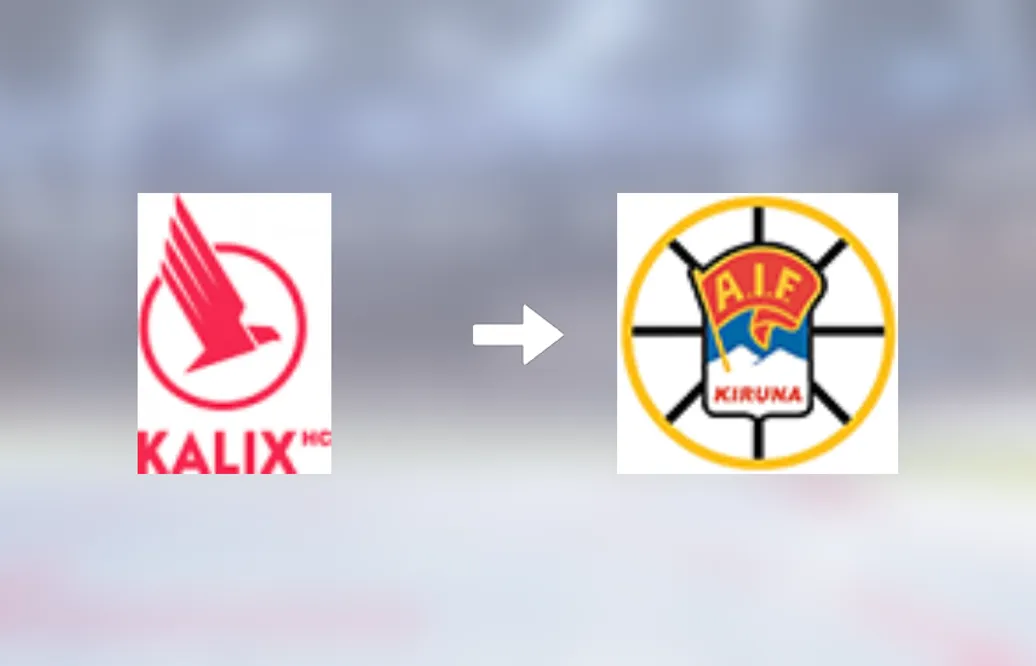 Forwarden Ville Eriksson är nu klar för spel i Kiruna AIF