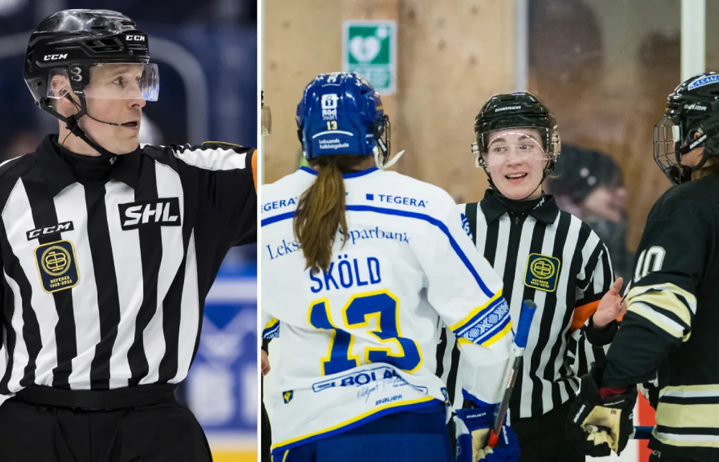 Nytt samarbete: SHL-domare ska döma SDHL-matcher