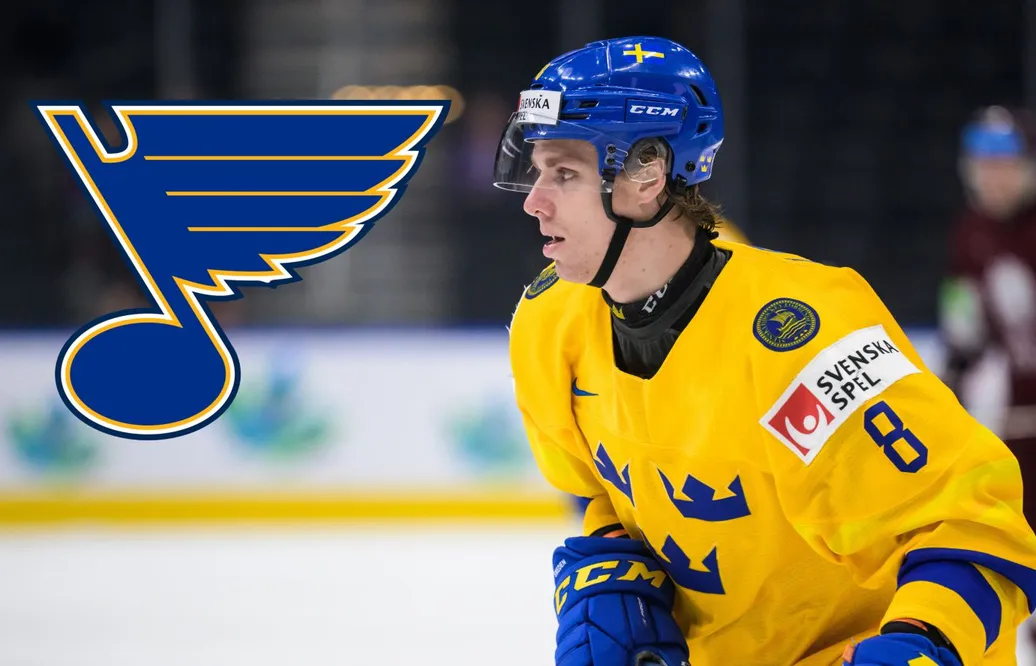 Leo Lööf skriver på för St. Louis Blues