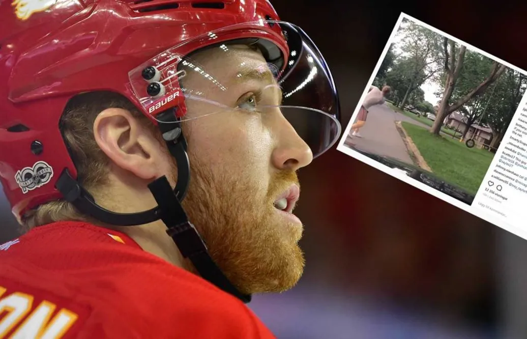 VIDEO: Startar NHL-spelaren en ny trend på sociala medier här?