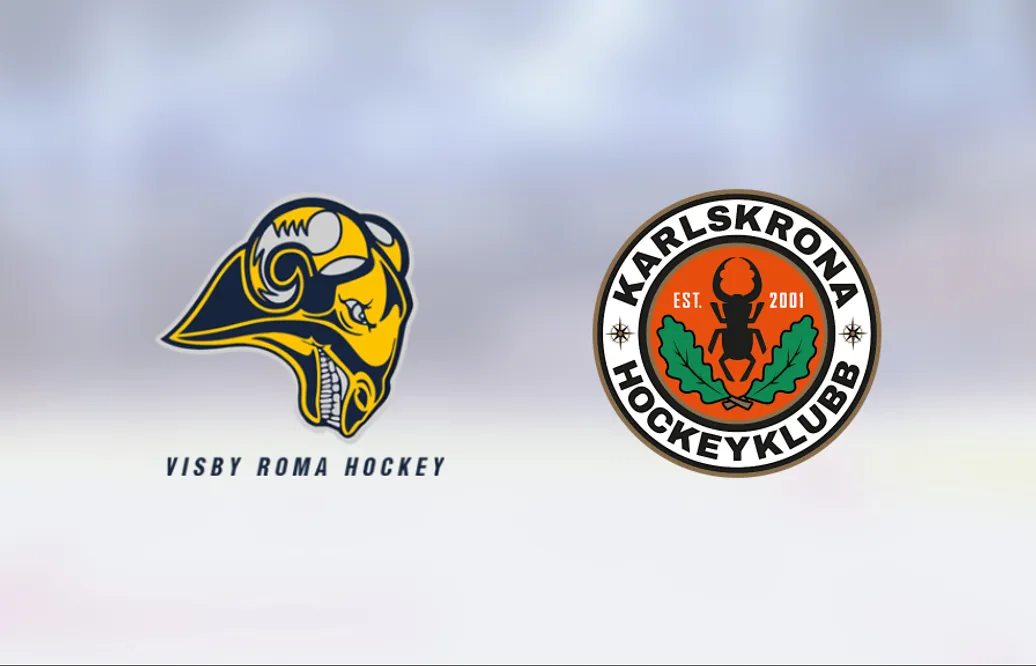 Karlskrona kvitterade mot Visby/Roma efter bortaseger