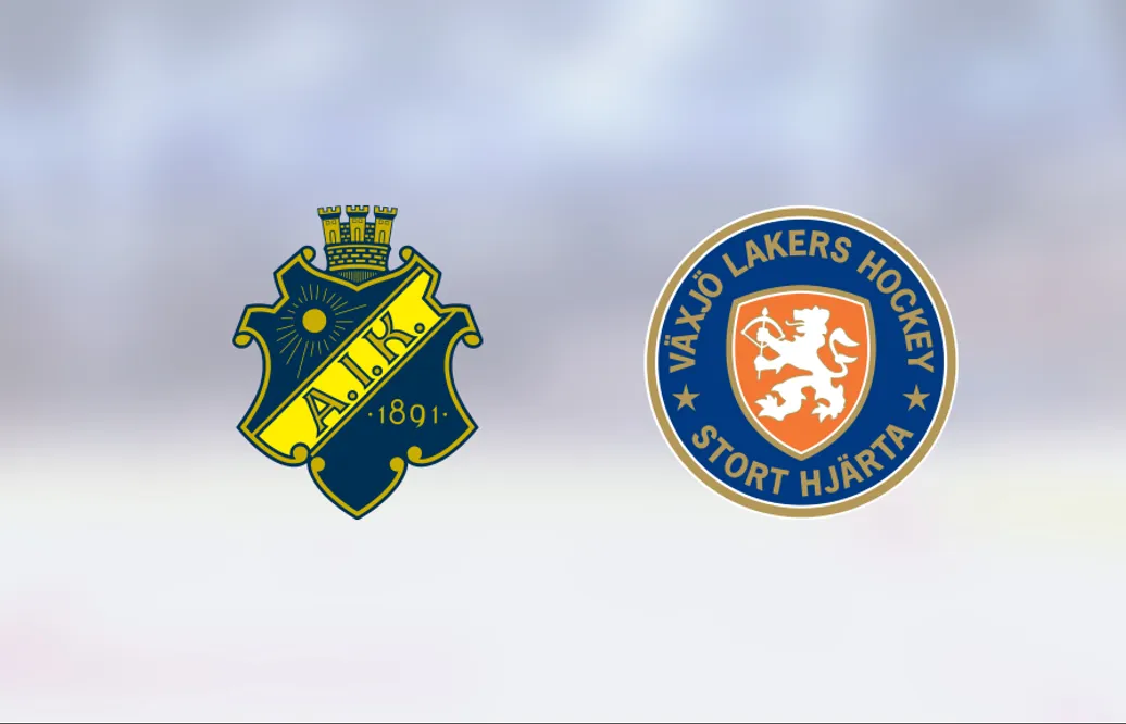 Tuff match slutade med seger för AIK mot Växjö