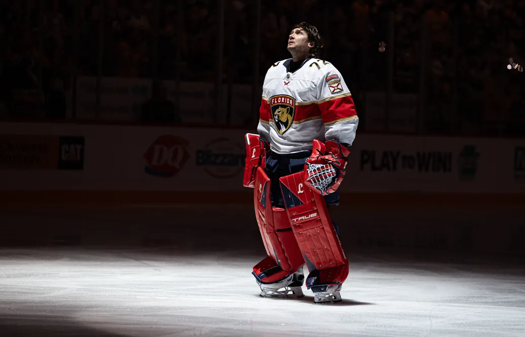 Sergej Bobrovskij ska stabilisera Toronto Maple Leafs. Foto: Mark Alberti-Imagn Images