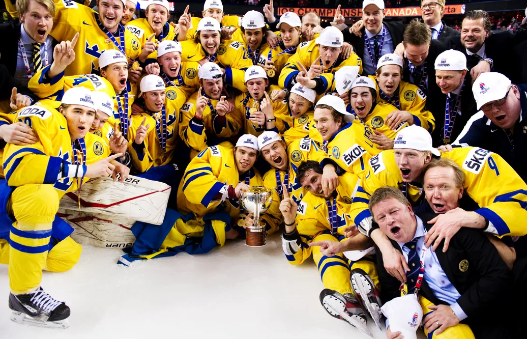 Svenska friandet efter guldet 2012.
Foto: Bildbyrån