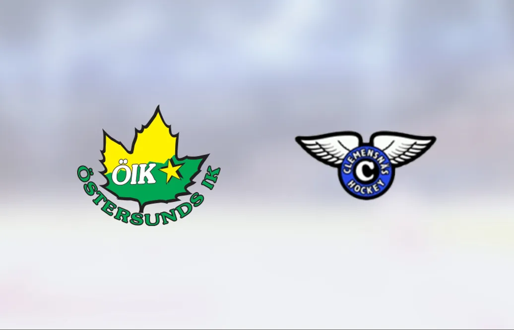 Östersund besegrade Clemensnäs i J20 Region norr kvartsfinal herr