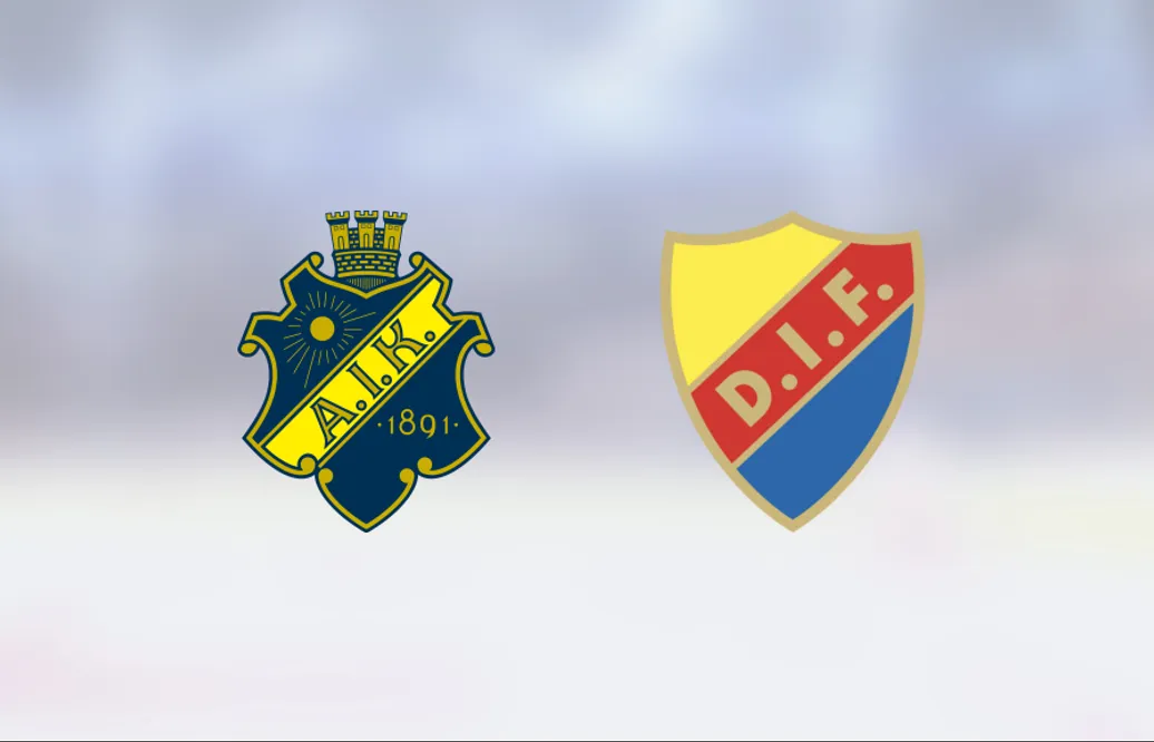 AIK klart för kval trots förlust mot Djurgården