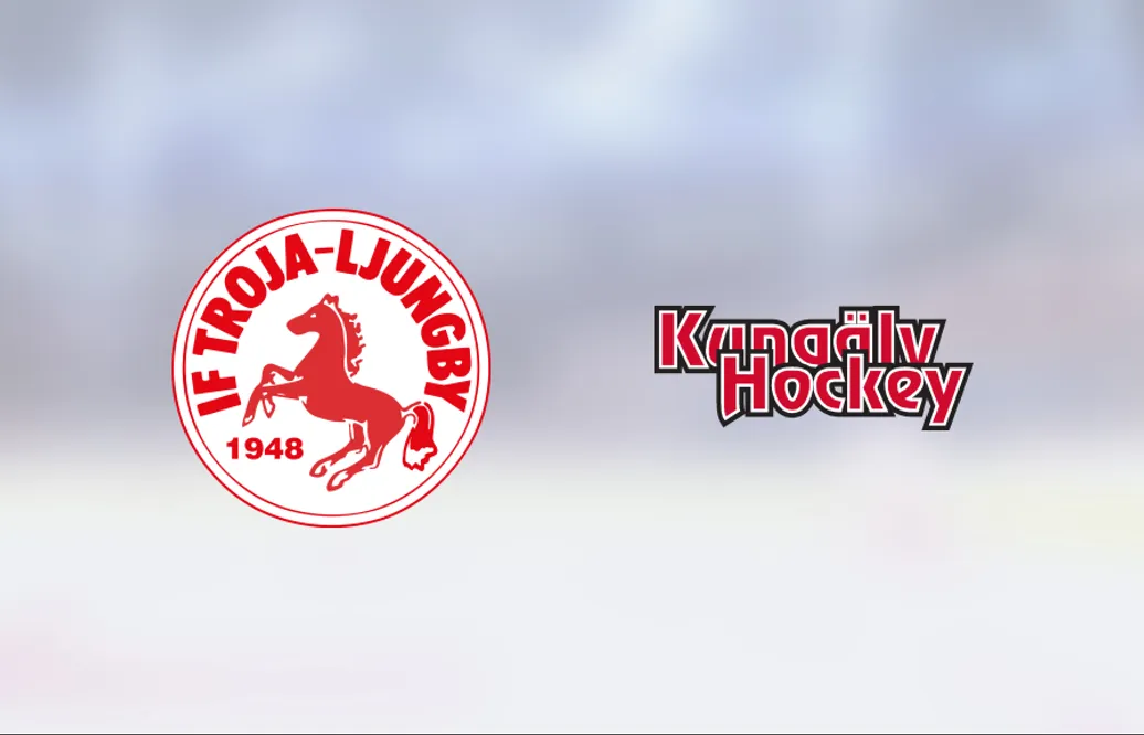 Theo Andersen tvåmålsskytt för Troja/Ljungby J18 i segern mot Kungälv