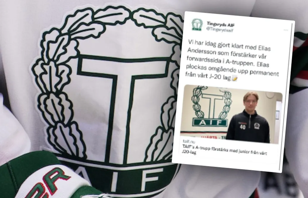 Elias Andersson får seniorkontrakt i Tingsryd