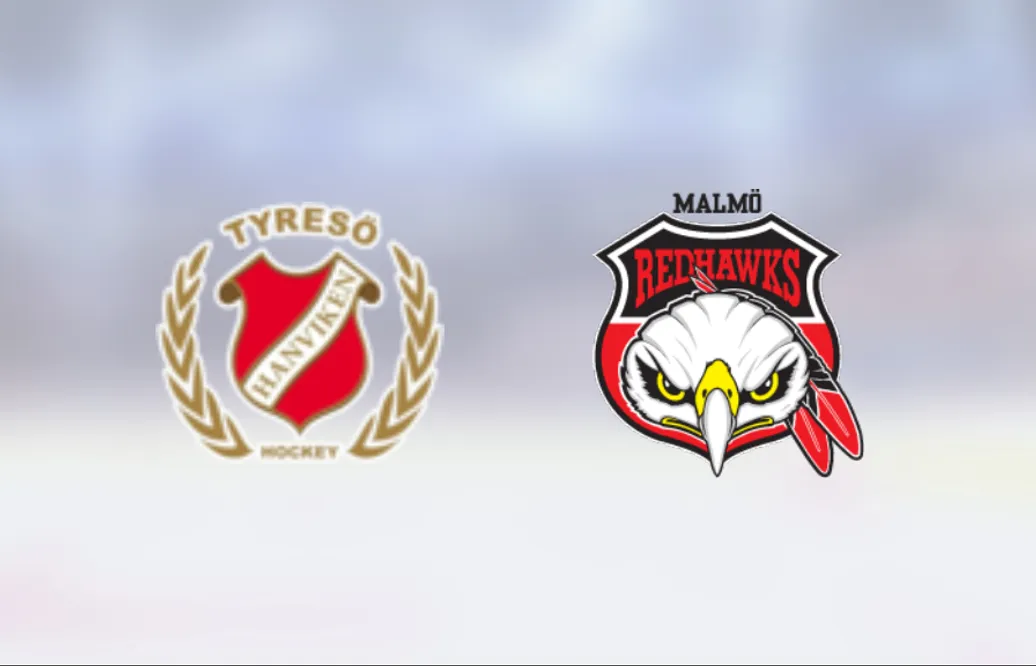 Seger för Malmö borta mot Tyresö Hanviken Hockey