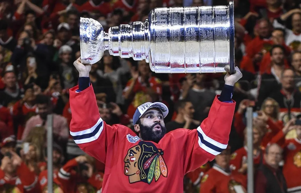 Stanley Cup visas upp på Friends Arena