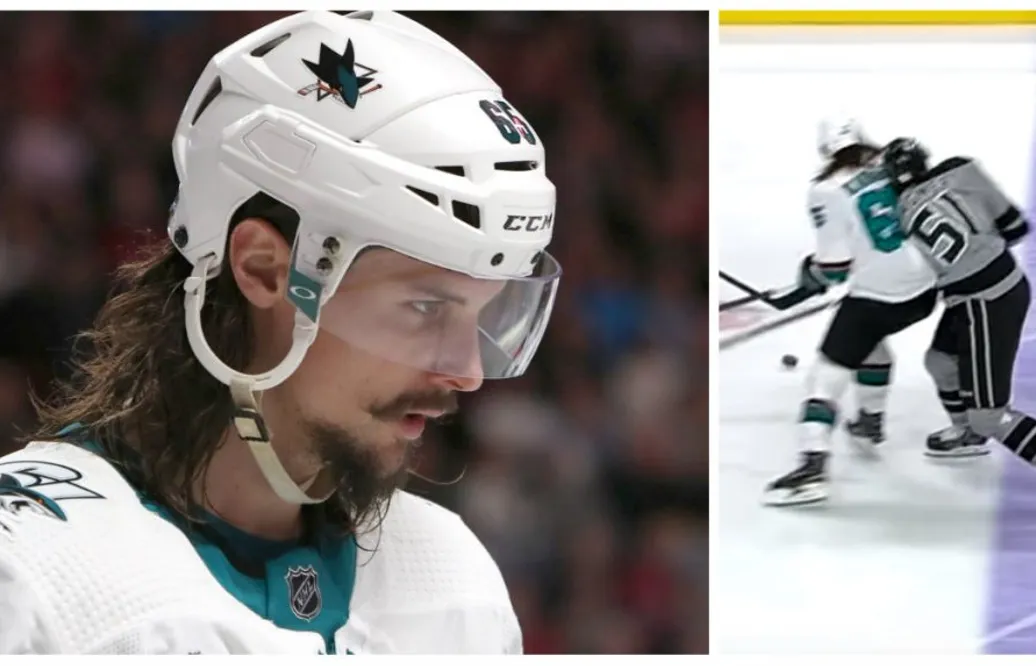 Erik Karlsson riskerar avstängning efter tackling: ”Axel mot axel”