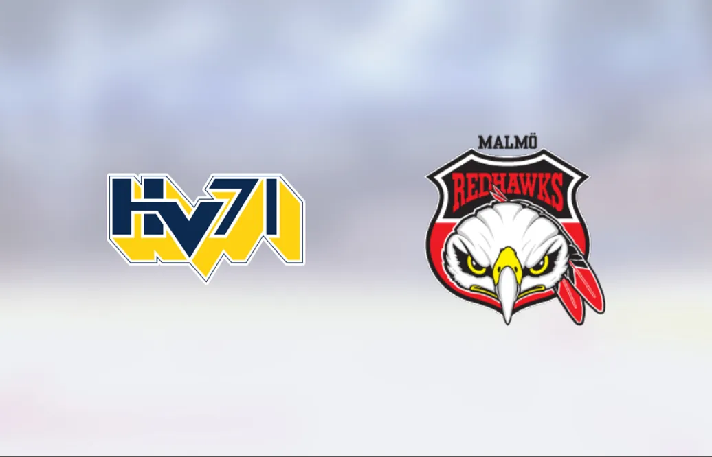 HV 71 vann mot Malmö på hemmaplan