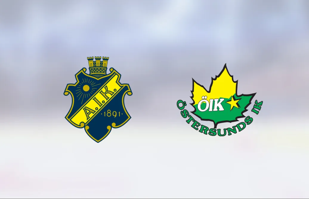 AIK segrare hemma mot Östersunds IK
