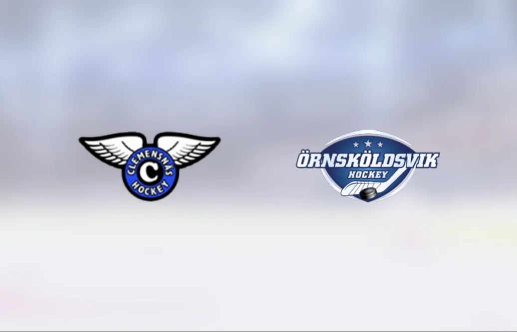 Clemensnäs vann efter avgörande i tredje perioden mot gästande Örnsköldsvik Hockey