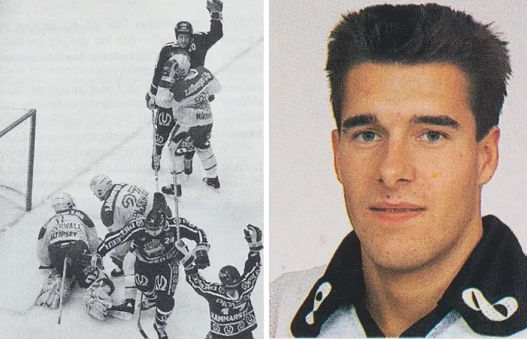 Gjorde första målet i Globen någonsin – Old School Hockey Mats Lundström