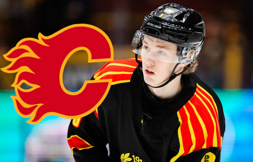 William Strömgren skriver NHL-kontrakt med Calgary Flames