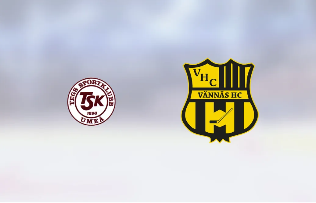 Vännäs segrare borta mot Teg – Johan Fahlgren matchvinnare
