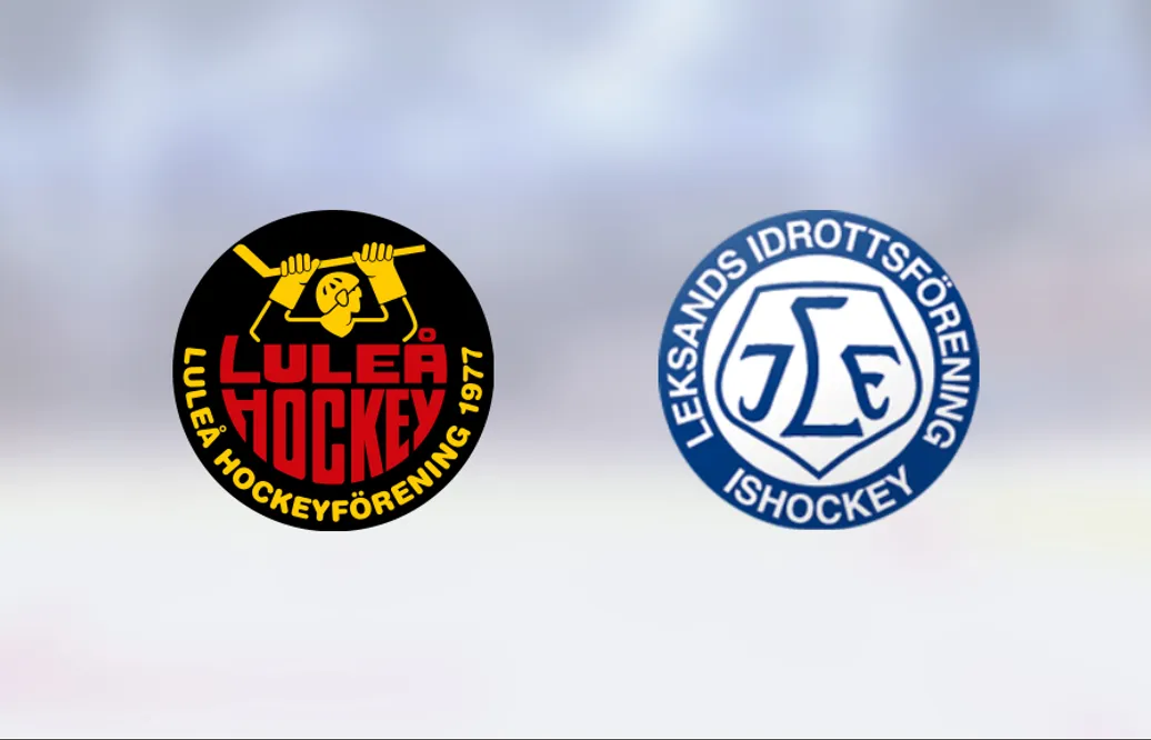 Stabil seger för Leksand – höll nollan mot Luleå