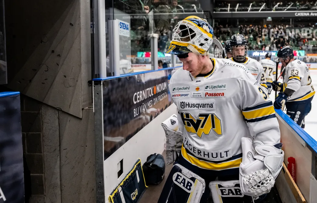 Jonas Gunnarsson i HV71 och SHL 2023.