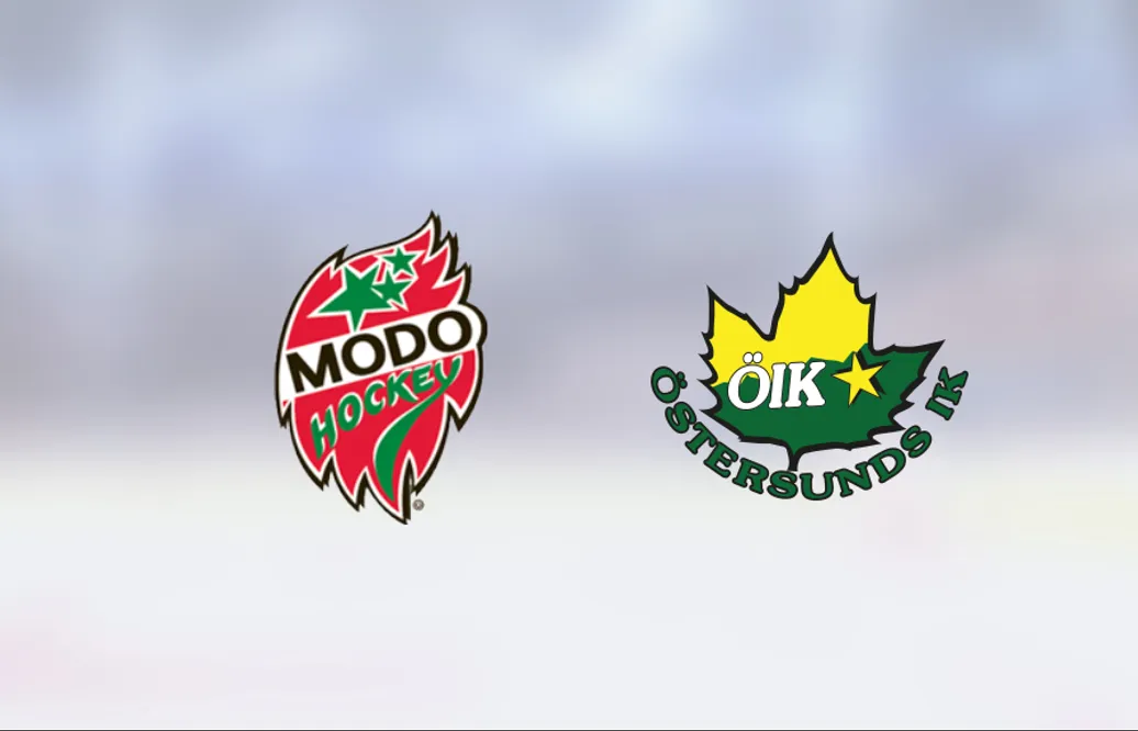 Östersund kunde inte stoppa formstarka Modo Hockey J18