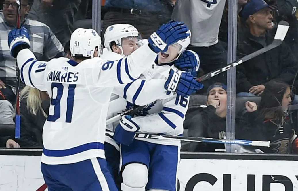 Tre raka vinster i Kalifornien – nu är Toronto poängbäst i NHL