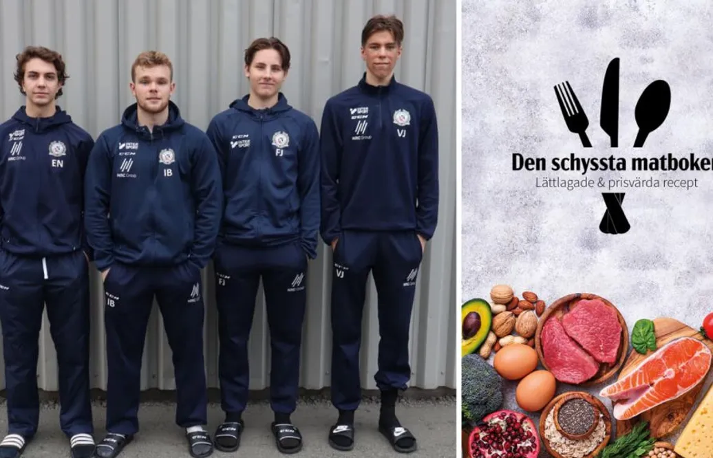 Hockeykillarna ger ut en kokbok för idrottsfolket