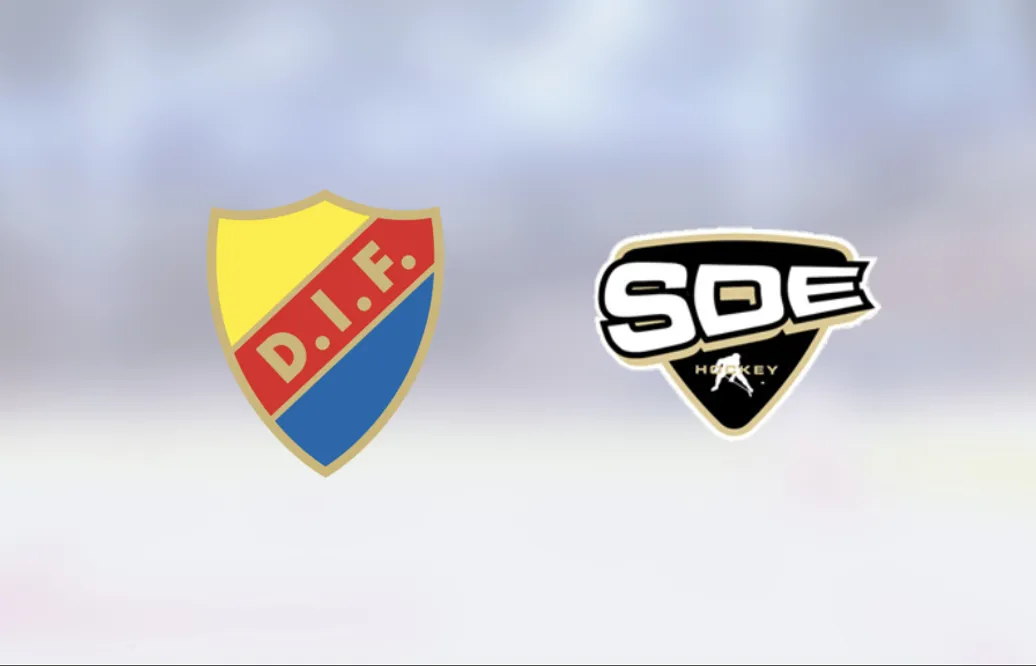 Djurgården vann efter avgörande i tredje perioden mot gästande SDE