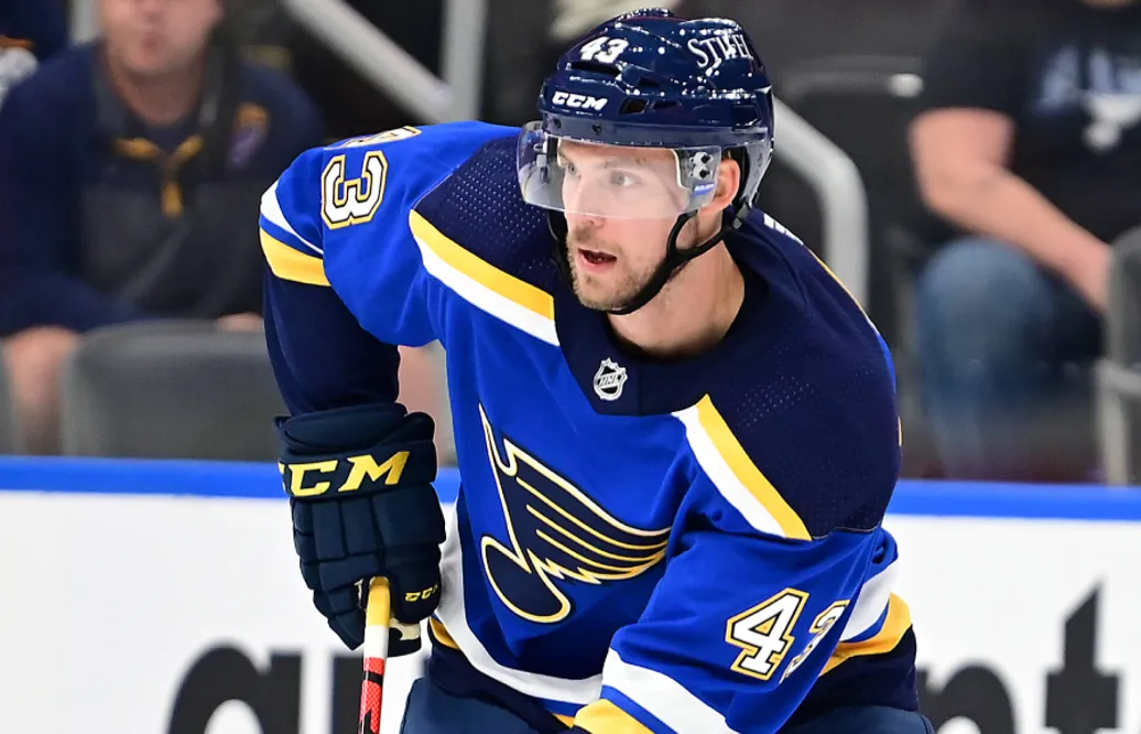 Calle Rosén skickas ner till farmarligan av St. Louis Blues