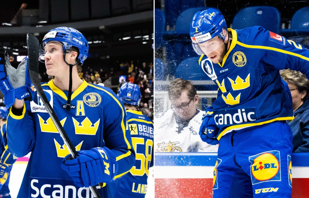 Christian Folin och Dennis Rasmussen kallas in till Hockey-VM