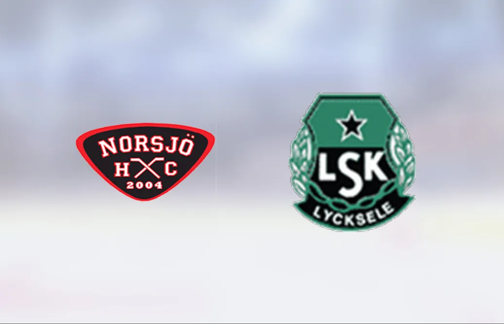 Norsjö vann mot Lycksele efter Fredrik Lidéns två mål