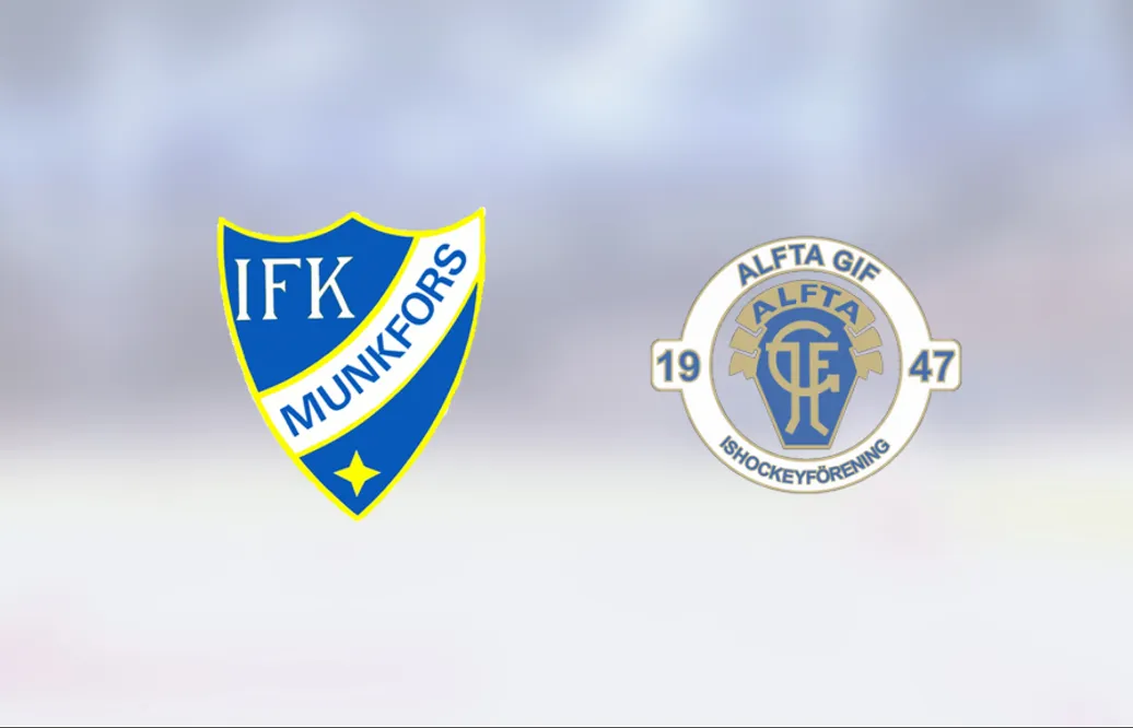 Munkfors avgjorde matchserien mot Alfta