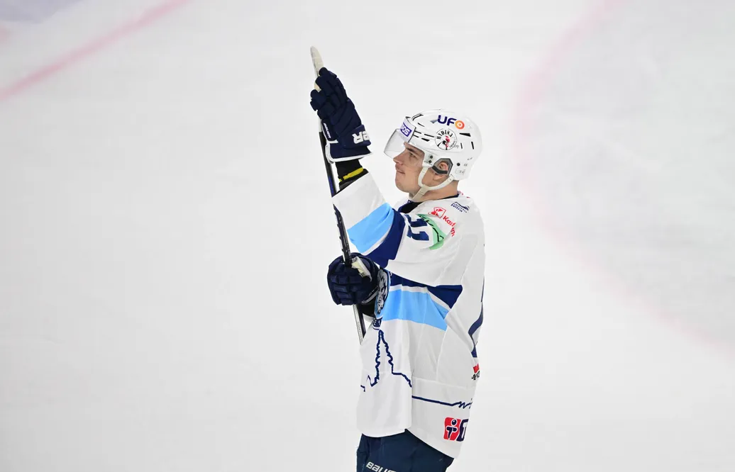 Oliver Fatul under matchen Dukla Trencin – HK Nitra