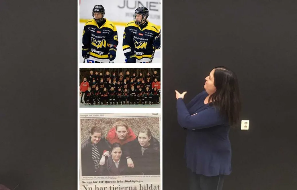 DOKUMENT: Från Iran till Jönköping – hennes glöd banade väg för damhockeyn