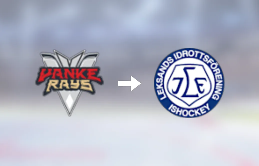 Förre KRS Vanke Rays Shenzhen-spelaren klar för spel i Leksands IF