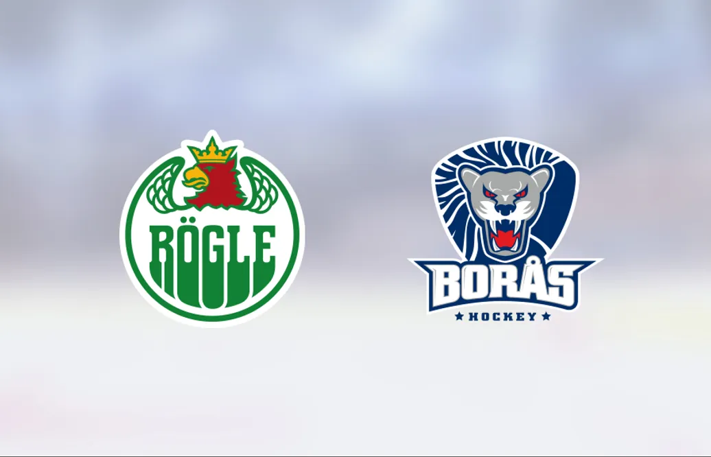 Rögle vann efter avgörande i tredje perioden mot gästande Borås