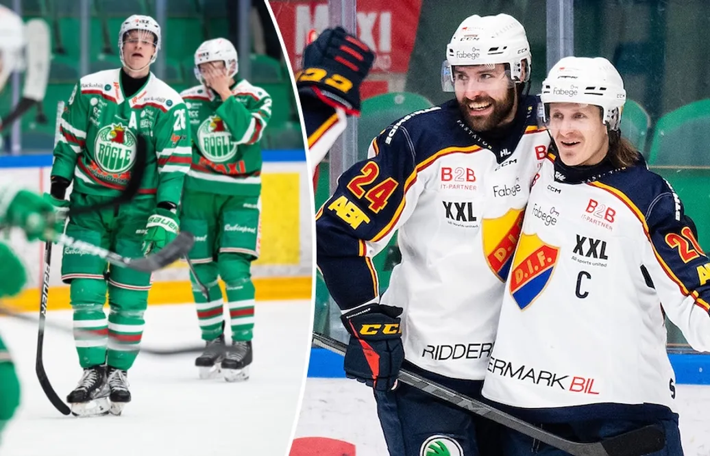 Skräll när Djurgården besegrade Rögle